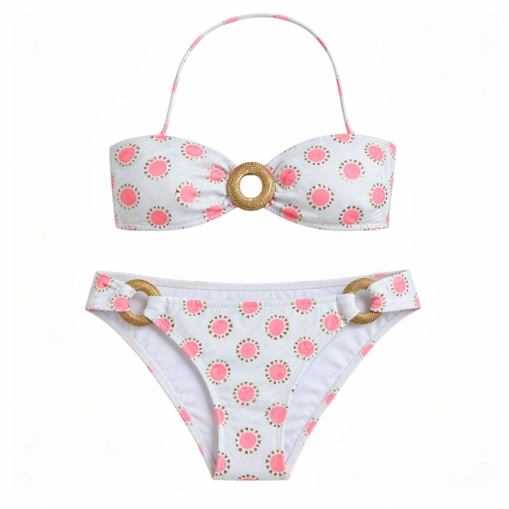 VICTORIA'S SECRET COASTAL RESORT VACATION BEACH LAKE SHINEY BIKINI  SIZE SMALL